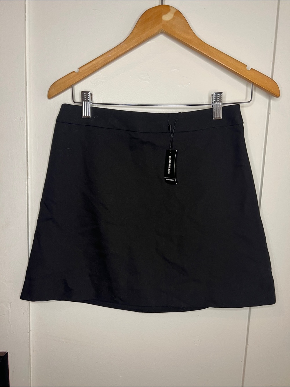 Express Black A-Line Skirt